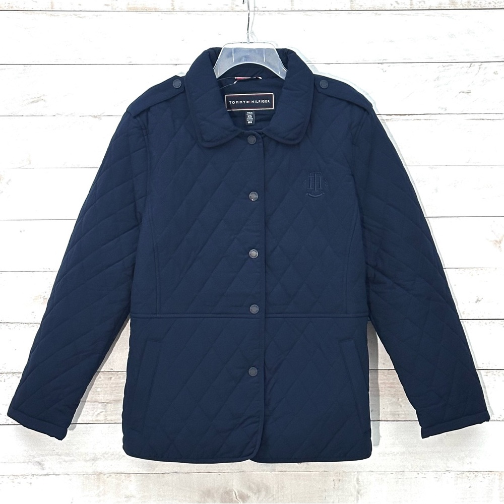 Tommy Hilfiger Quilted Jacket • Sz XXL • Navy • NWT